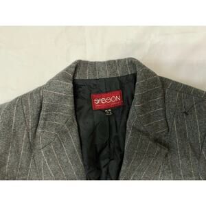 Vintage Sassoon Pinstriped Wool Blazer